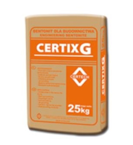 Certix G (płuczka wiertnicza do studni i pomp ciepła) - 25 kg.